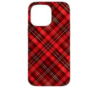 Rosso Nero Rustico Natale Holiday Pattern Casale Cabin Custodia per iPhone 14 Pro Max