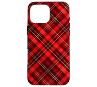 Rosso Nero Rustico Natale Holiday Pattern Casale Cabin Custodia per iPhone 16 Pro Max