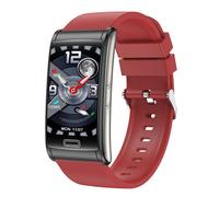 (rosso)Nuovo orologio intelligente per esercizi ECG+PPG, monitoraggio della glicemia, della pressione