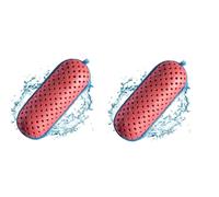 Rosso Occhialini da Nuoto Custodia Occhialini Custodia con Clip Scarico Foro