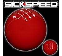 Rosso Ol' Skool Cambio Pomello Per 6 Velocità Corto Copriletto Selettore 10X1.25