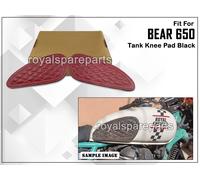 Rosso Originale Pelle Serbatoio Ginocchio Pad Per Reale Enfield 650