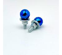 Rosso Oro Nero Licenza Viti per M6 Coppia Rosso Oro Nero (Blu) | Nucleo in acciaio al carbonio 45#, ad alta resistenza, rivestimento resistente alla ruggine, ABS, uso di lunga durata