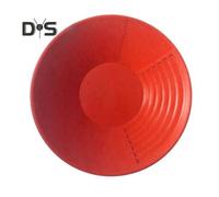 (rosso) Padella manuale per la ricerca di metalli rari, resistente, con tre scanalature, portatile e