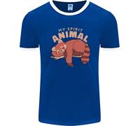 Rosso Panda il Mio Spirit Animal Uomo Ringer Fotl