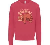 Rosso Panda My Spirit Animal Bambini Felpa Maglione