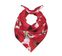 Rosso papavero,Sciarpa bandana per uomo e donna - Bandane eleganti e versatili per il collo e la testa