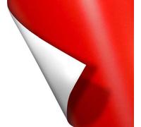 ROSSO - Pellicola polimerica adesiva da 122cm di base