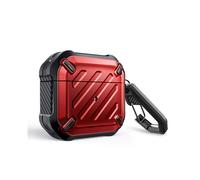(Rosso) Per Airpods 3 Custodia di terza generazione (2021) SUPCASE UB Pro Custodia protettiva robusta
