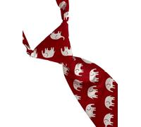 Rosso per Bambini Elefante Cotone Cravatta Da Frederick Thomas