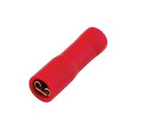 Rosso Pienamente Isolato Femmina a Pressione Terminale 6.3mm - Pacco 10 -