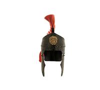 Rosso Plumed Ottone finito indossabile Replica Roman Centurion Casco