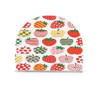 Rosso Polka Dot Fragole Acrilico carino portatovaglioli per Farmhouse Cocktail freestanding portatovaglioli per panno decorazione domestica per bagno, ristorante