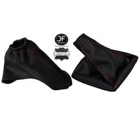 Rosso Punto Cambio IN Pelle & Stivaletti Set per Toyota MR2 1989-2000