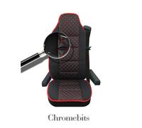 Rosso Punto Similpelle Tessuto Sedile Cover Per Iveco S-WAY & x-Way 2019+
