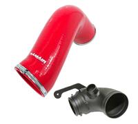 Rosso RAMAIR Silicone Aspirazione Tubo Aria & Turbo Ingresso Gomito per Audi S3