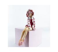 (rosso)Rem Anime Figure 15CM RE: Zero-Starting Life in Another World Ram Loungewear Seduto Modello Carino