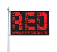 Rosso Ricordati Che Tutti Sono Stati Schierati Garden Flag Resistente Alle Intemperie Bandiere Da Giardino Con 2 Occhielli Bandiera Da Cortile Per Esterni Fattoria Interni 90X150 Cm