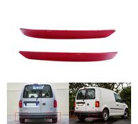 Rosso Riflettori Paraurti Posteriore Cover Montaggio SX + Dx Per VW Caddy Mk IV