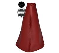 Rosso Scuro Pelle Leva Del Cambio Manuale Copertura Ghetta Per Land Rover 03-05