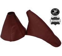 Rosso Scuro Pelle Per Toyota Supra Mkiv MK4 1993-2002 Manuale Cambio Mano Set Di