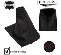 Rosso Scuro Punto Pelle Coperchio Ingranaggi + Plastica Telaio Per Isuzu D Max