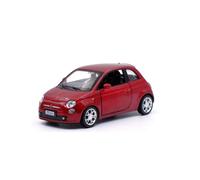 (Rosso (senza scatola)Caipo 1:28 Fiat 500 Classics modello di auto giocattolo in lega pressofusa con