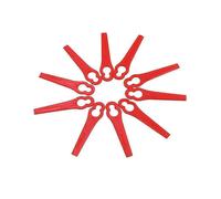 (rosso) Set di lame in plastica da 100 pezzi per tagliabordi a batteria