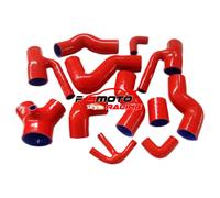 Rosso Silicone Induzione Boost Tubo Per Audi S4 RS4 BiTurbo A6 B5 C5 2.7L HOSE