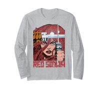 Rosso Sonja Walter Simonson Comic Legends Redhead Art Warrior Maglia a Manica