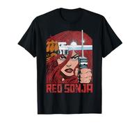 Rosso Sonja Walter Simonson Comic Legends Redhead Warrior Art Maglietta