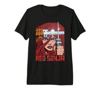 Rosso Sonja Walter Simonson Comic Legends Redhead Warrior Art Maglietta Premium