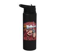 Rosso Sonja Walter Simonson Comic Legends Redhead Warrior Art Stainless Steel Insulated Water Bottle