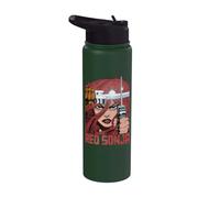 Rosso Sonja Walter Simonson Comic Legends Redhead Warrior Art Stainless Steel Insulated Water Bottle