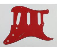 Rosso STRATOCASTER Sss 3 Strati Scratch Piastra Battipenna Per USA / Mex FENDER