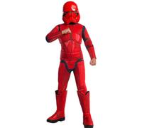 Rosso Stromtrooper Ragazzi Costume Star Wars EP 9 Sci Fi Film Bambini Costume