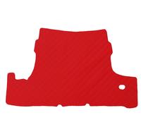 ROSSO Tappetino bagagliaio Ecopelle per Trabant 1,1 TRAMP Cabrio 1989-1991