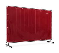 Rosso Telo ignifugo per saldature con telaio - 240 x 180 cm | Stamos Germany