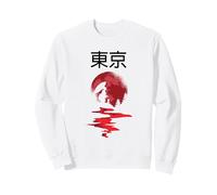 Rosso Tokyo Giapponese Luna Teen Ragazze Felpa