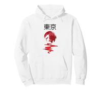 Rosso Tokyo Giapponese Luna Teen Ragazze Felpa con Cappuccio