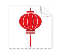 Rosso tradizionale cinese lanterna modello occhiali panno di pulizia del pulitore dello schermo 5PCS Gift