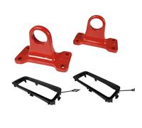 Rosso Traino Gancio Anello 1 Coppia Inc Cover Per Nuovo Defender L663 2020+90