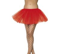 Rosso Tutu Sottoveste Corto 30cm Sottogonna Donna Sexy Accessorio Vestito