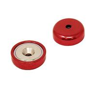 Rosso Un Tipo Di Magneta A Pentola Di Neodimio Per Arti, Mestieri, Produzione Di Modelli, Fai -Da -Te, Hobby, Ufficio E Casa - 25mm Dia