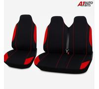 Rosso Van Autobus Comfort Tessuto Coprisedili Protezione Universale Lavabile A