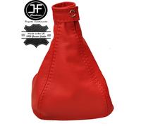 Rosso Vera Pelle Manuale Parapolvere Leva Del Cambio per Fiat Panda 2013 +