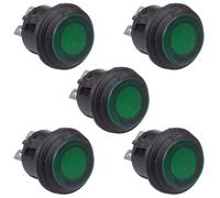 Rosso, Verde Ambra Acceso-Spento 12V Illuminato Interruttore a Pulsante 20A