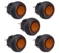 Rosso, Verde Ambra Acceso-Spento 12V Illuminato Interruttore a Pulsante 20A