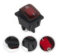 Rosso/Verde Colore Rettangolare Illuminato Su / Spento Impermeabile Rocker A 20A