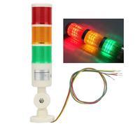 Rosso Verde Giallo LED Pila Luce Allarmi Segnale Torre Lampade W/Buzzer 12V